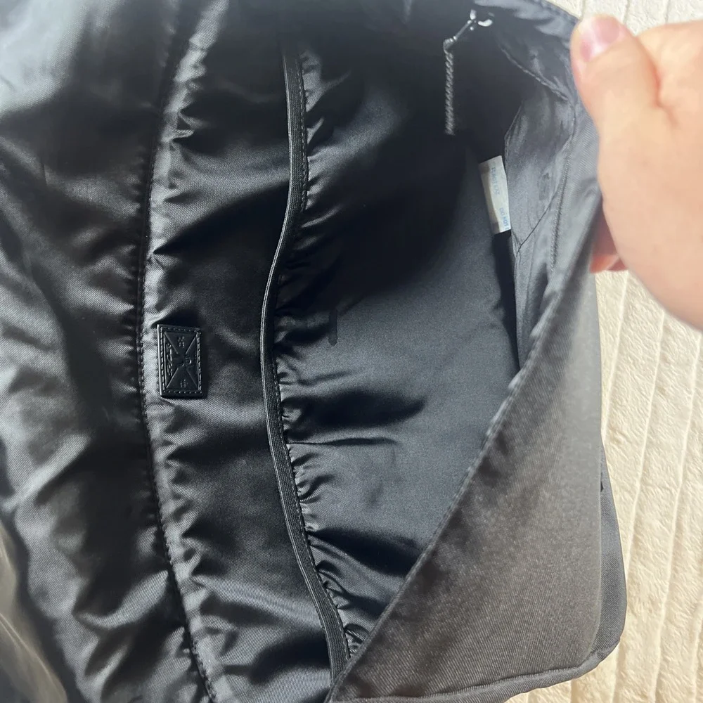 NEW GENUINE SPYDER‎ BLACK NYLON MESSENGER BAG SUPER NICE NWT